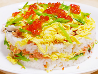 桃の節句の定番料理?ちらし寿司?