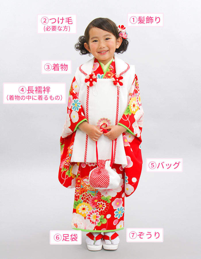 3歳の女の子(被布)