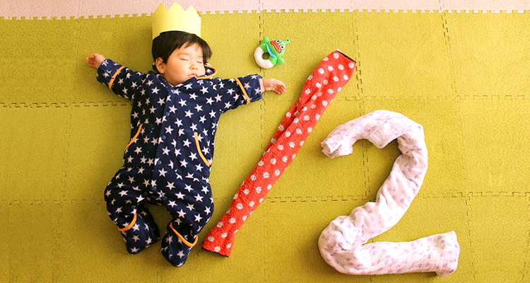 寝相アート写真