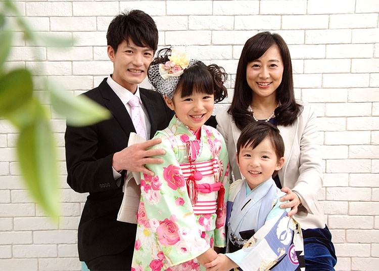 家族写真撮影のフォトギャラリー