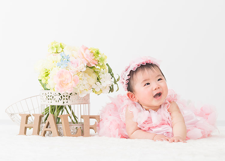 ハーフバースデー撮影