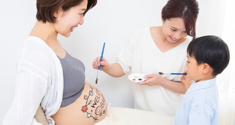 マタニティペイントにチャレンジできる3つの方法