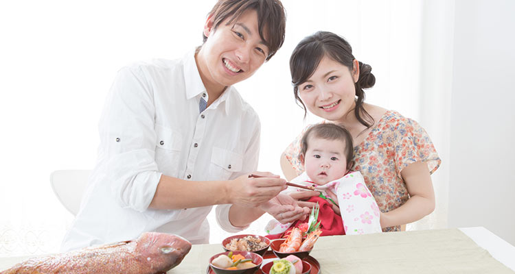 お食い初めの記念を写真に残そう!