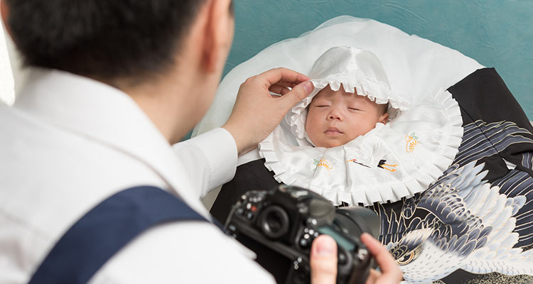 お宮参りの写真を撮る方法は2パターン