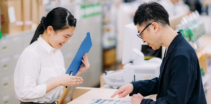 お客さまのニーズに合わせ、データ付きプラン・レタッチオプションなどが選べます。