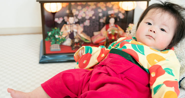 【初節句のお祝い】赤ちゃんの衣装
